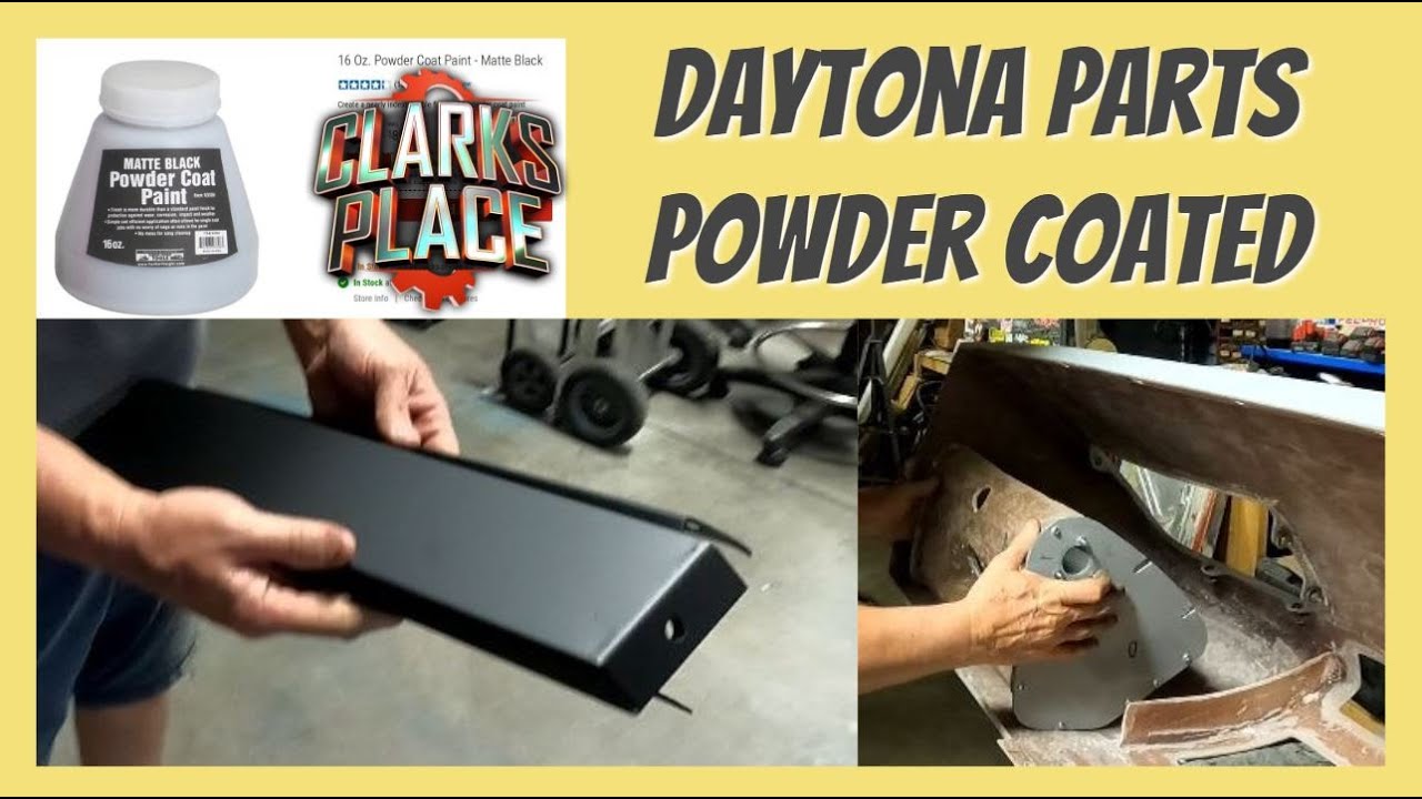 Daytona Nose Cone Update and Harbor Freight Matte Black Powdercoating