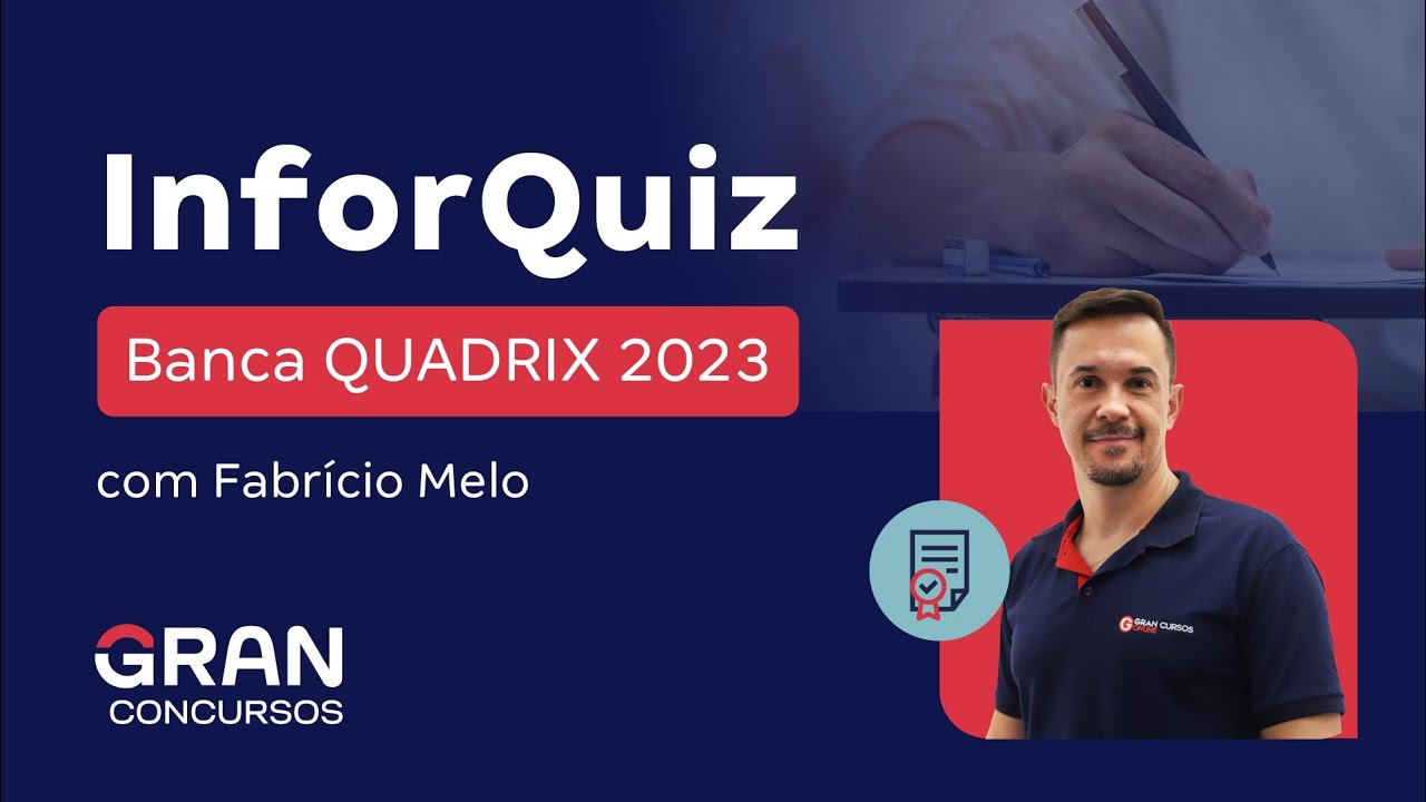 InforQuiz - Banca QUADRIX 2023