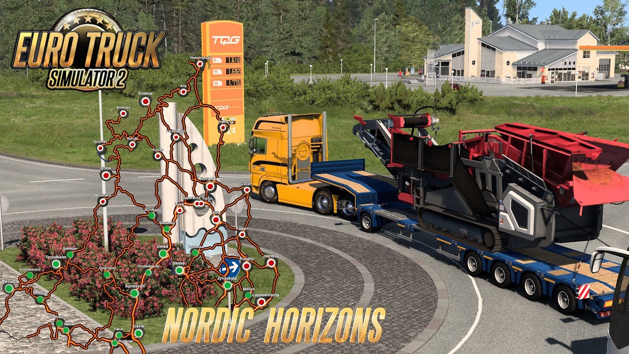 Euro Truck Simulator 2 Nordic Horizons DLC Gameplay City Kokkola Finland #20