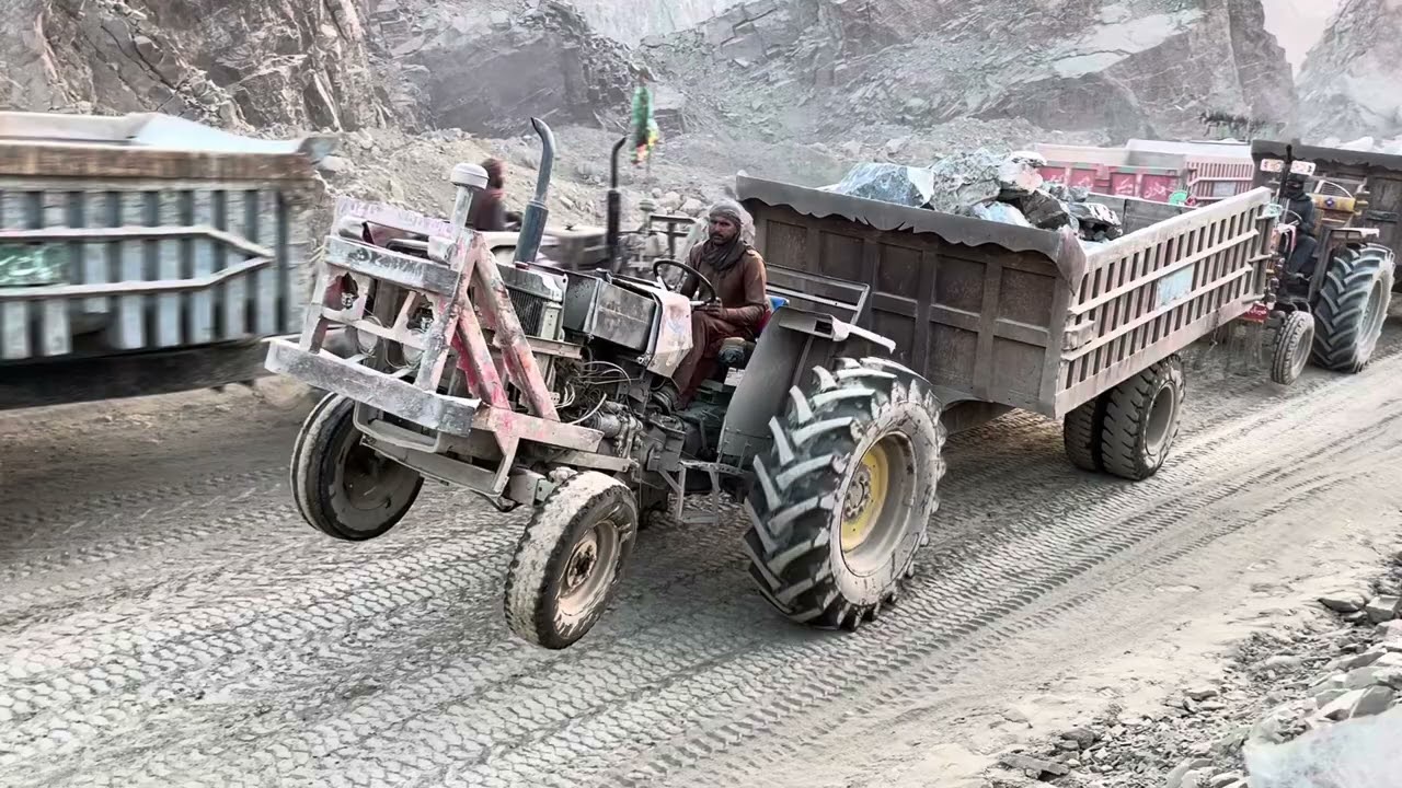 &ldquo;Extreme Rock Loading in Dangerous Quarry | Raw Work in Harsh Conditions&rdquo;