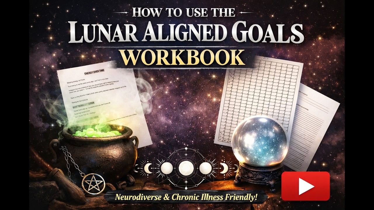 How to goal set when you are neurodiverse and have chrinic illness | Working system | Free workbook
