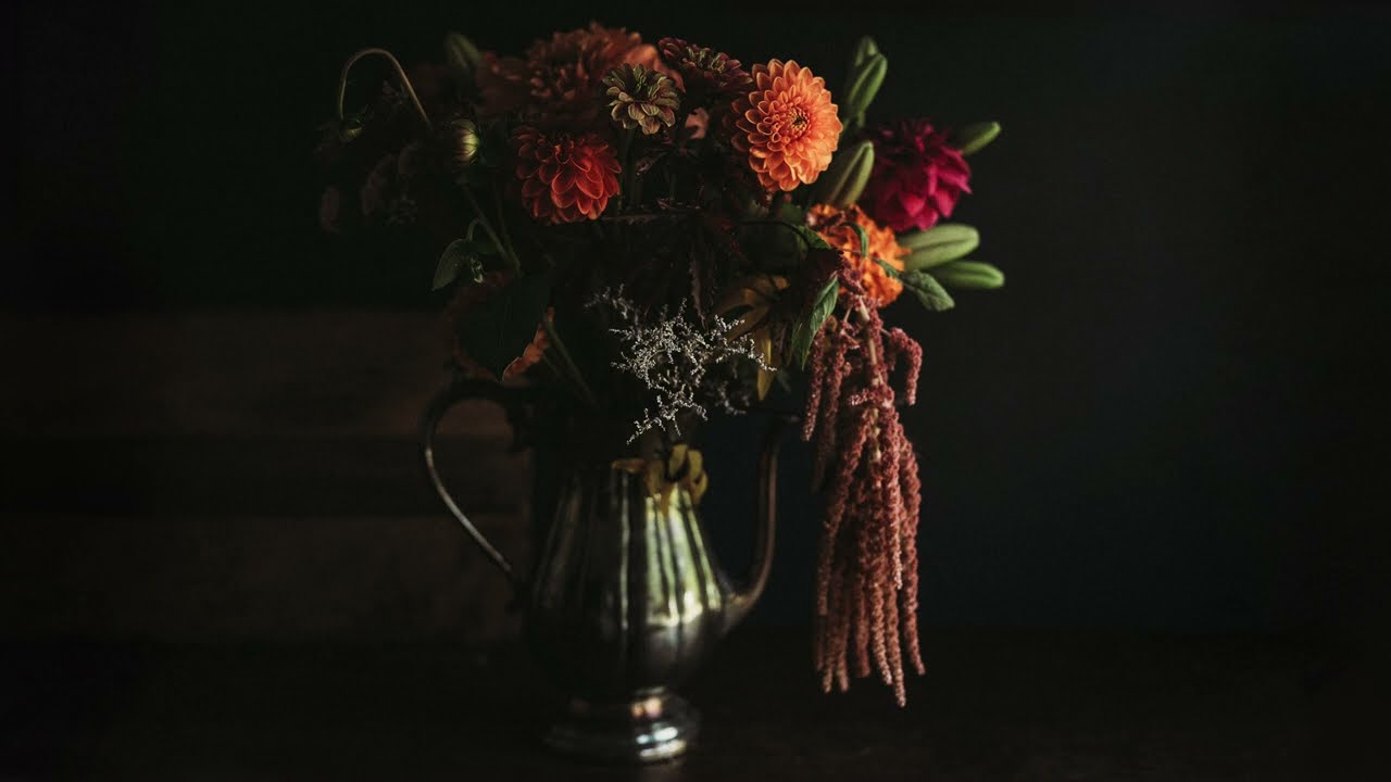 Turn Your TV into Art | Moody Autumn Tablescape Art | 1 HR 4K Slideshow