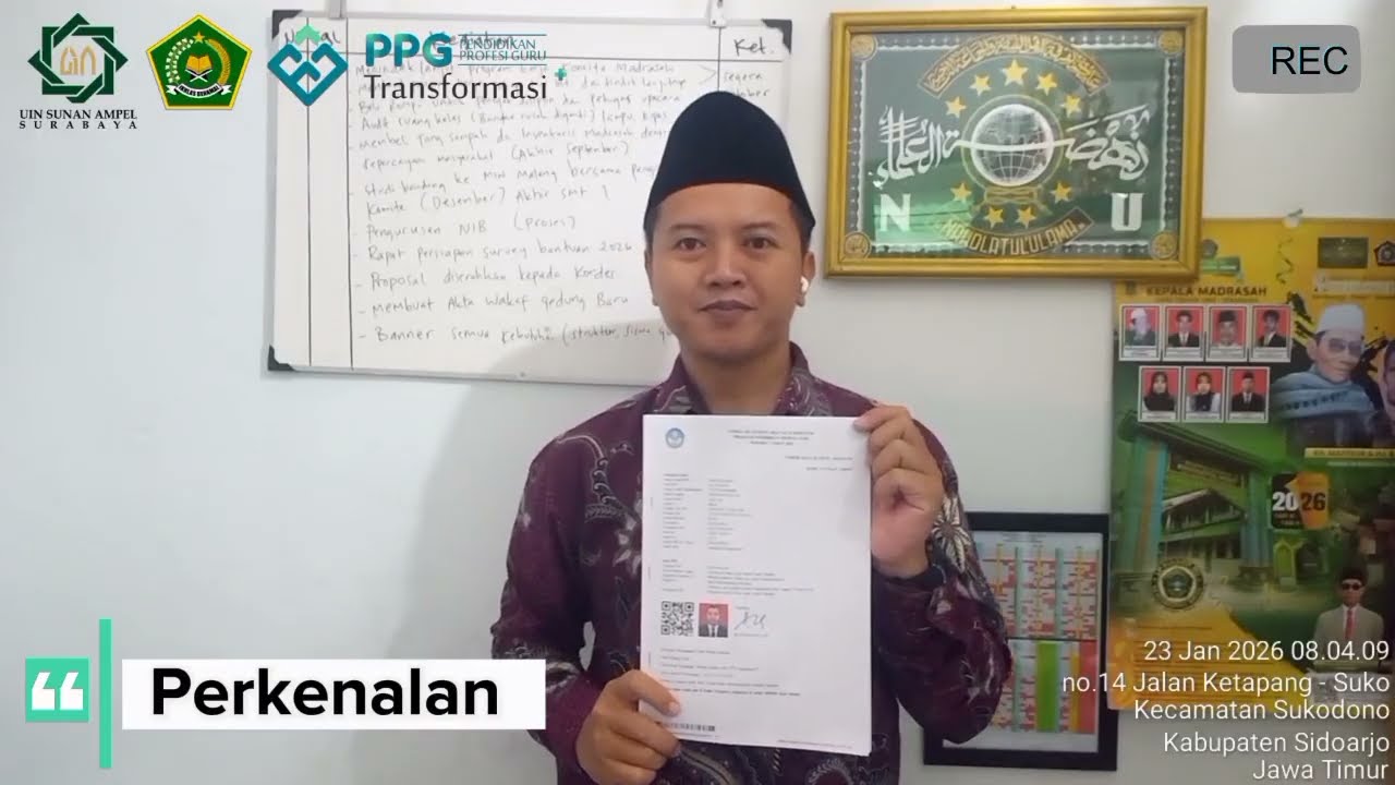 VIDEO UJI KINERJA (UKIN) PPG PPKN DALJAB BATCH 4, TAHUN 2025 LPTK UIN SUNAN AMPEL SURABAYA | Husni H