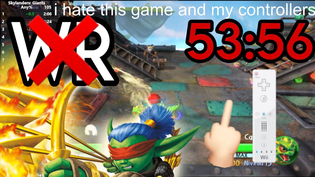 Skylanders: Giants any% in 53:56