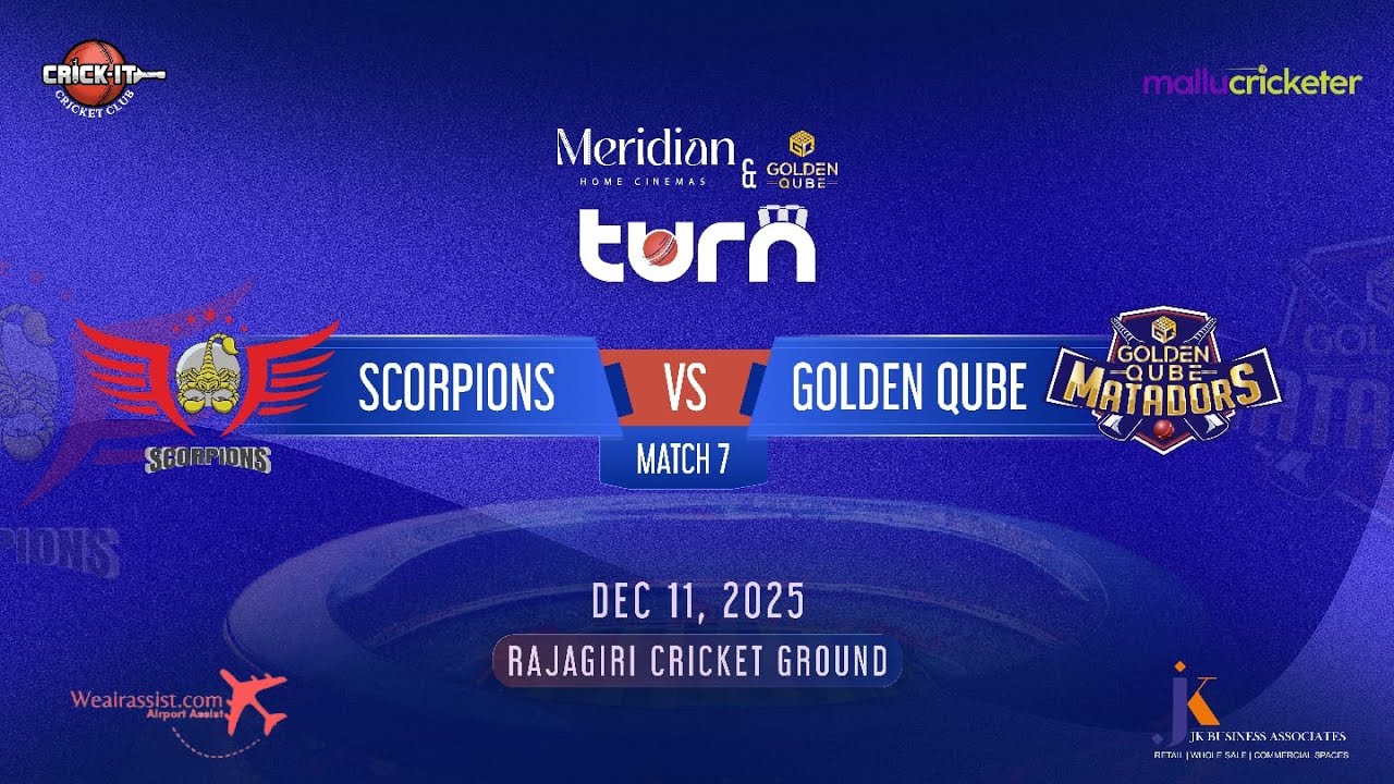 CRICK-IT CRICKET CLUB || TURN 2025 || WEAIRASSIST VS SCORPIONS || MATCH 09