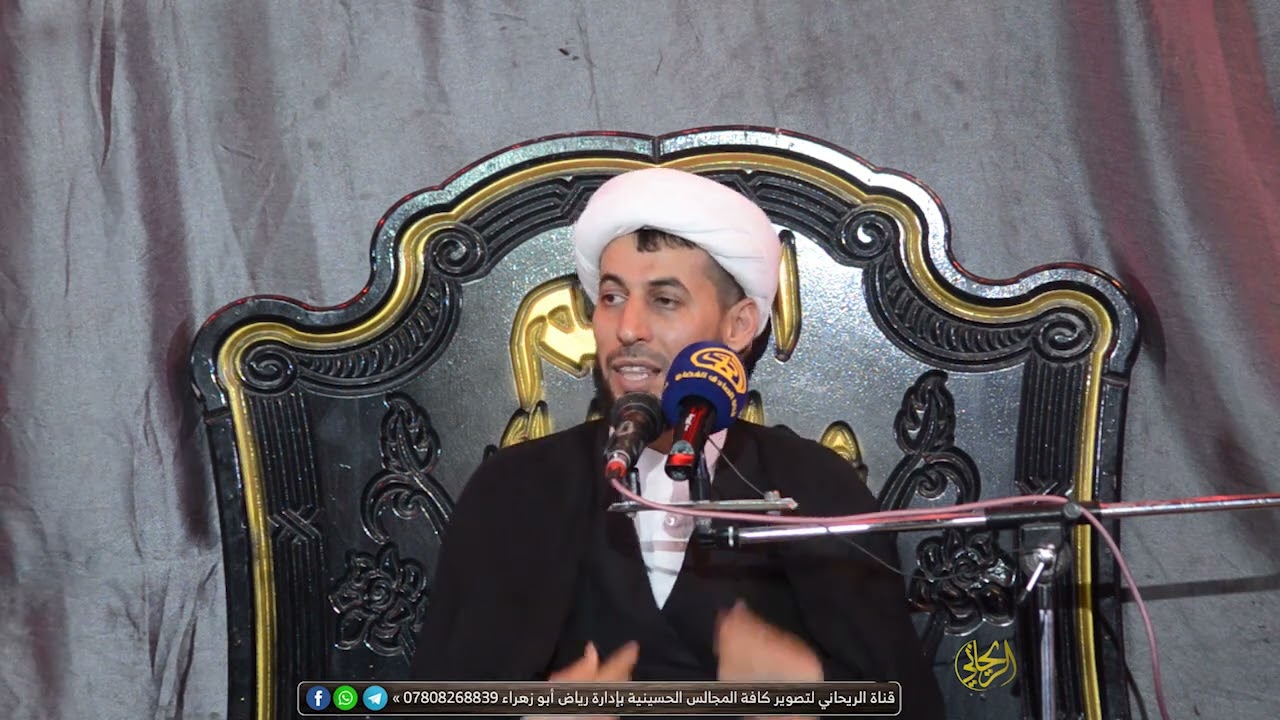 الشيخ عباس الجابري _ محرم 1444 _الليلة الأولى _في ديوان ابو مالك جعفر _سوق الشيوخ _الحسائية