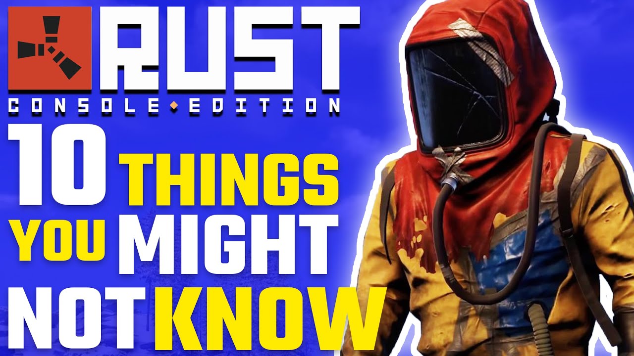 10 Things you MIGHT not know // Rust Console Tips & Tricks
