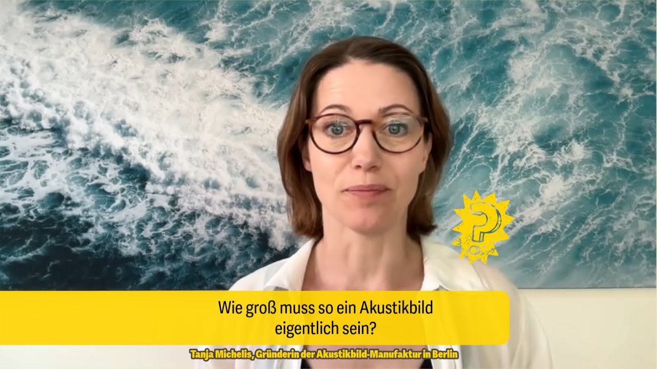 Wie gro&szlig; muss ein Akustikbild sein? Einfach erkl&auml;rt mit Beispielen.