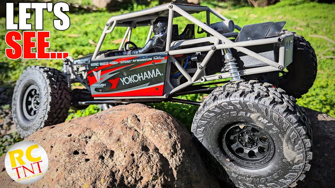 Vanquish H10 Optic Trail Rig против камня!