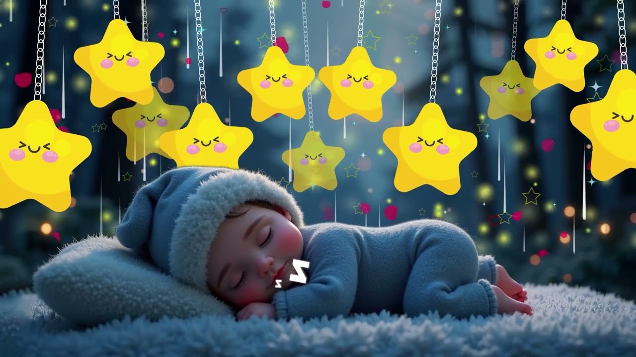 Mozart Brahms Lullaby 💤 Soothing Baby Music🎵 Sleep Instantly in 3 Minutes 🌙 Overcome Insomnia