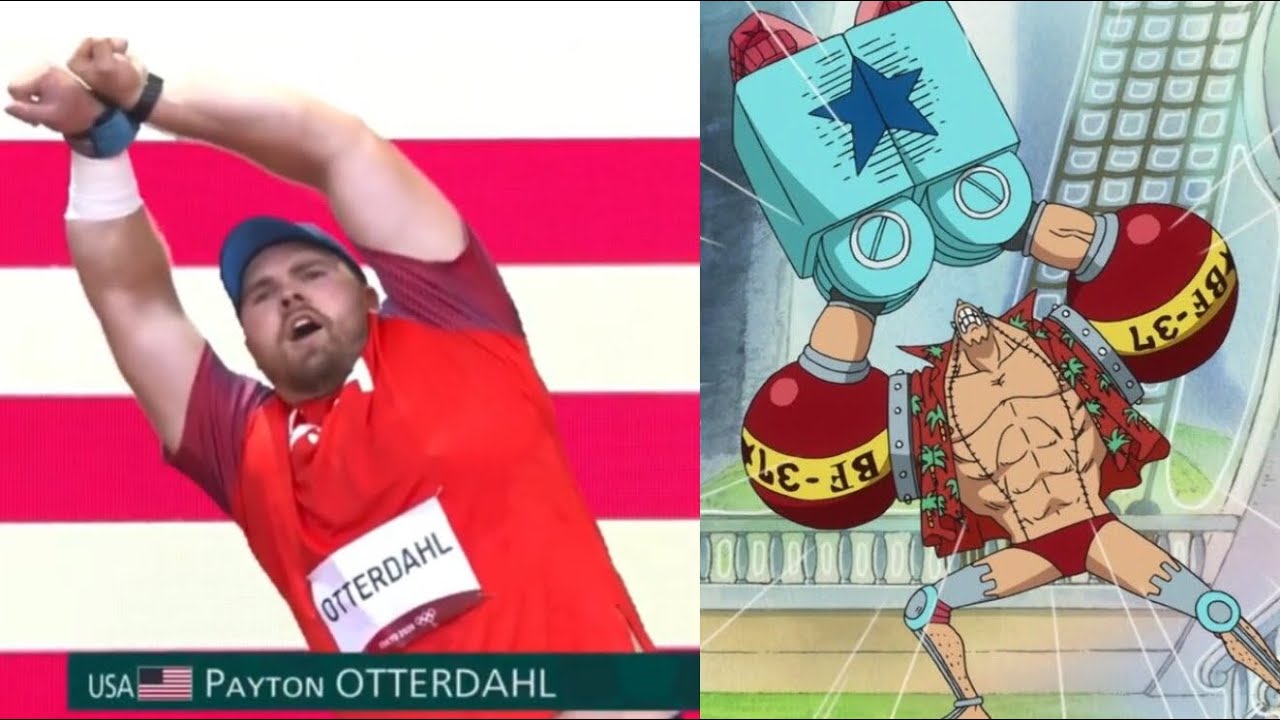 One Piece in Olympics: Payton Otterdahl does Franky&rsquo;s SUPER pose
