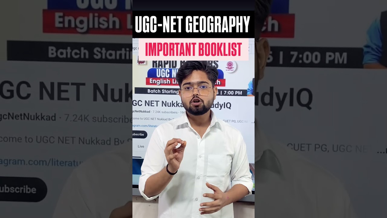 Top Books for UGC NET Geography 📚 | Crack JRF with These Must-Reads!