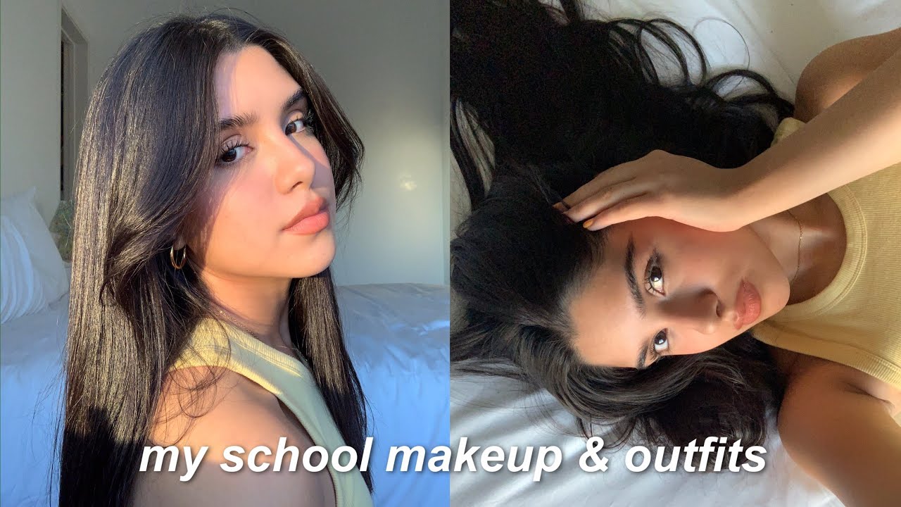 Arréglate conmigo para la escuela + ideas de outfits