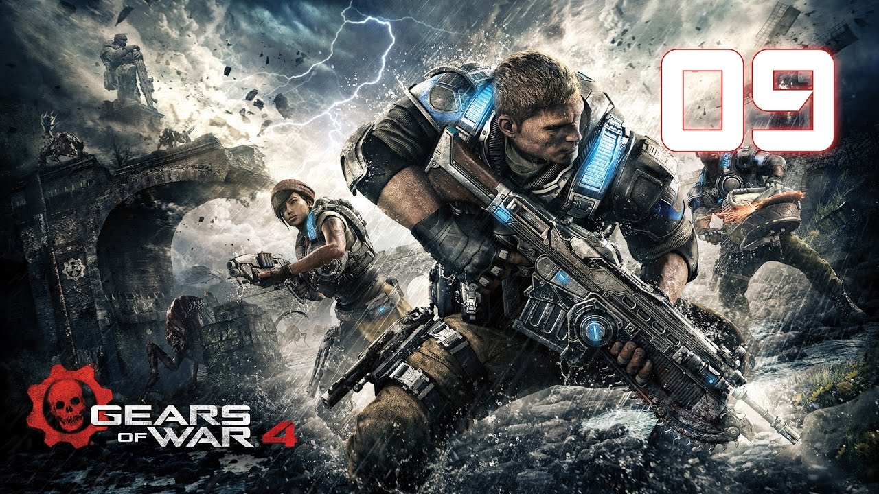 Gears of War 4 PC 100% Walkthrough 09 (Hardcore) |ACT 2-4| (The Great Escape)