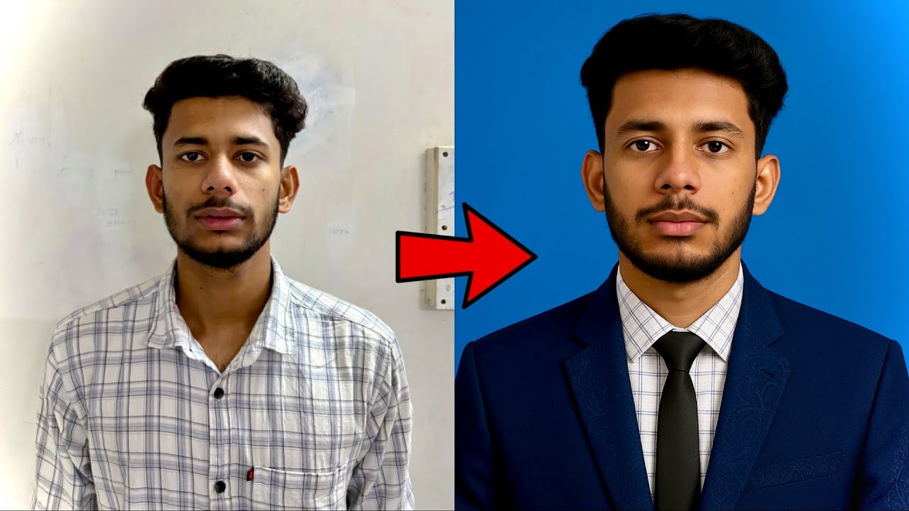 How to make passport size photo in mobile | passport photo size in mobile | formal photo editing
