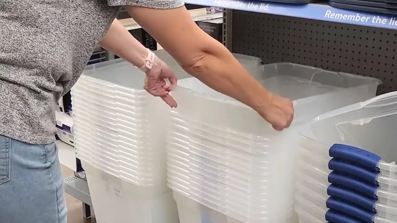 The brilliant new reason everyone's buying cheap Walmart storage bins!