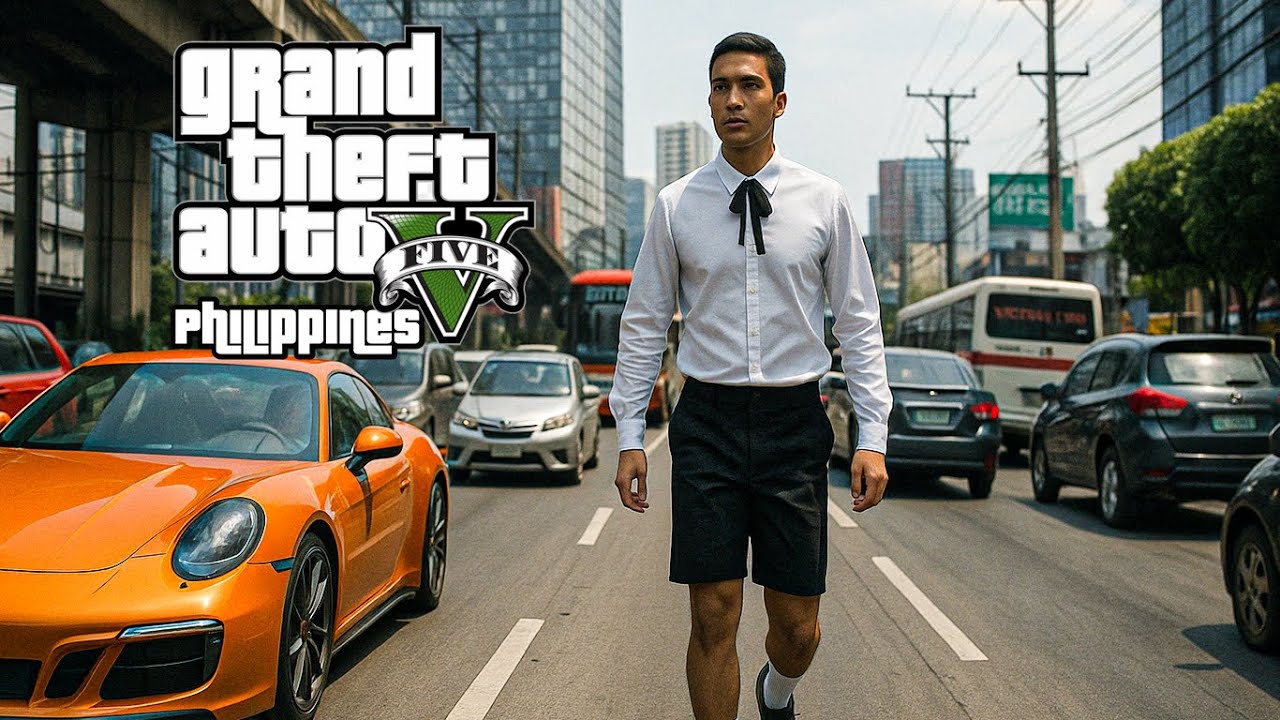 GTA 5 gameplay in the Philippines - Reimagined by AI 