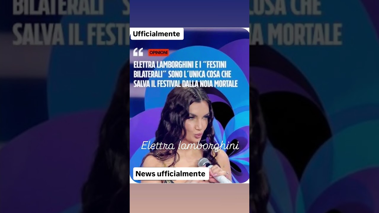 Elettra e i festini al festival #vip #tv #social #rai #amore #sanremo #love #rai1 #musica #show #it