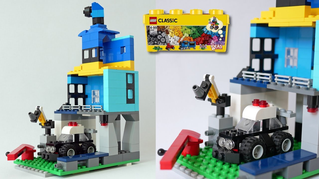 How to Build a Police Station and Car with LEGO Classic 10696 – Fun and Easy! (Alternate) |3階建て警察署