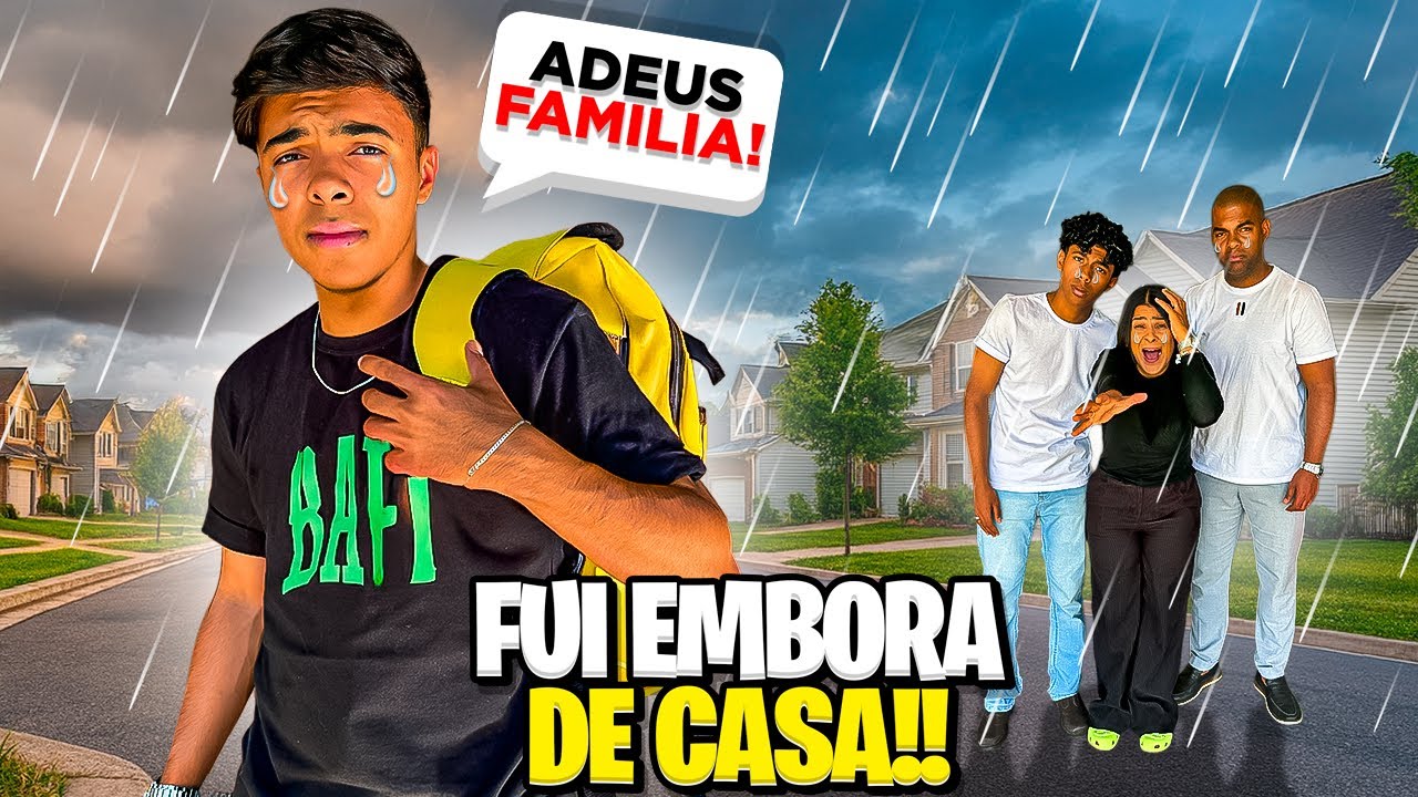 ESTEVÃO FOI EMBORA DE CASA PARA SEMPRE! *esse é o último vídeo?