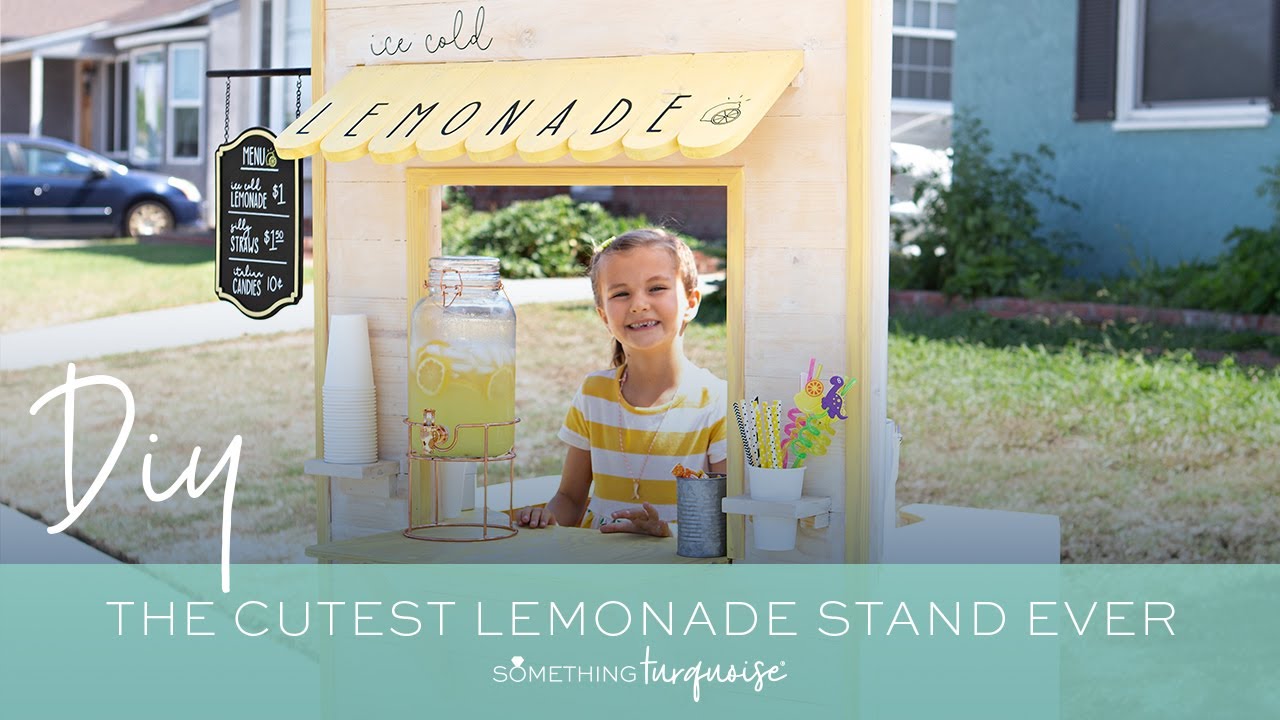 Our Insanely Cute (and Profitable!) DIY Lemonade Stand