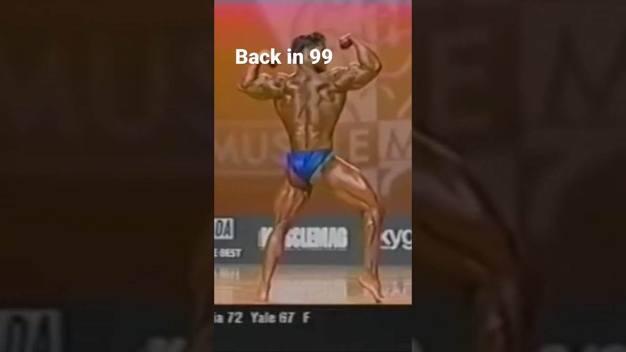 Back in 99 at the MuscleMania Canada. I won the Canadian Natural title in 98. 