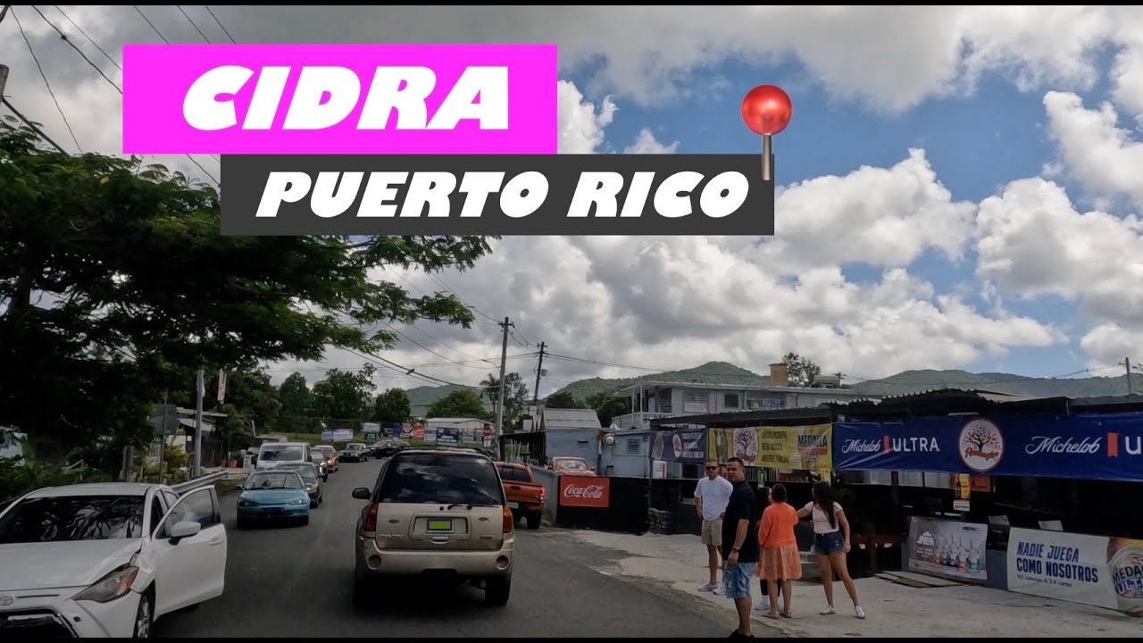 🚙DRIVING AROUND CIDRA PUERTO RICO 4K 🇵🇷Paseo en Auto por la Ciudad de la Eterna Primavera