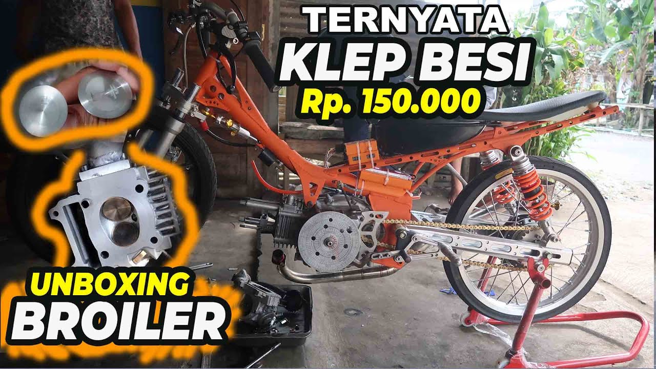BONGKAR MESIN jupe 200 broiler - TERNYATA HANYA KLEP 150,000 BUKAN TITANIUM