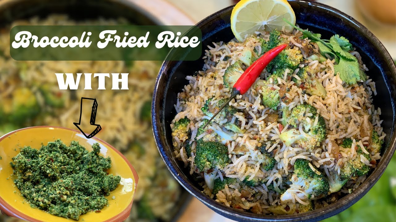 Broccoli Fried Rice with an unique twist!