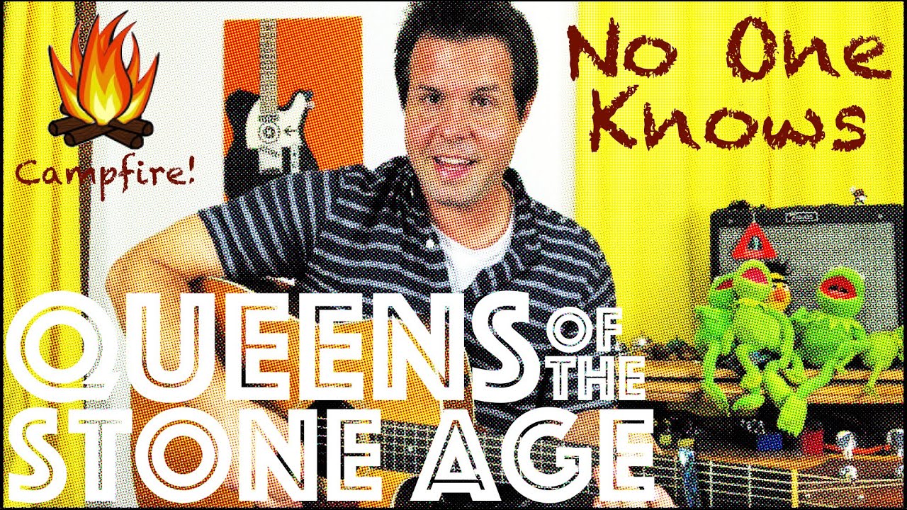 Guitar Lesson: How To Play No One Knows by Queens Of The Stone Age - Campfire Edition!