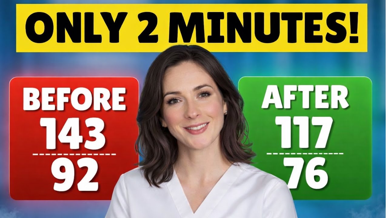 Over 50, 3 Breathing Tricks To INSTANTLY Lower Blood Pressure