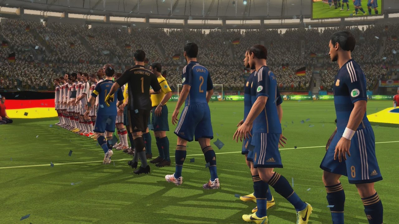 2014 Fifa World Cup Gameplay Xbox 360 - Argentina Vs Alemania, Partidazo