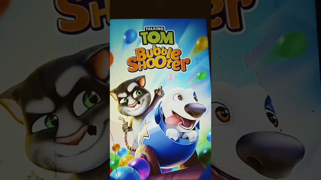 talking tom bubble shooter