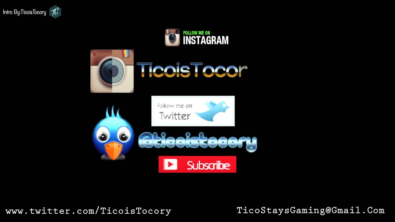New Custom Outro - Twitter / Instagram Intro (By TicoisTocory)