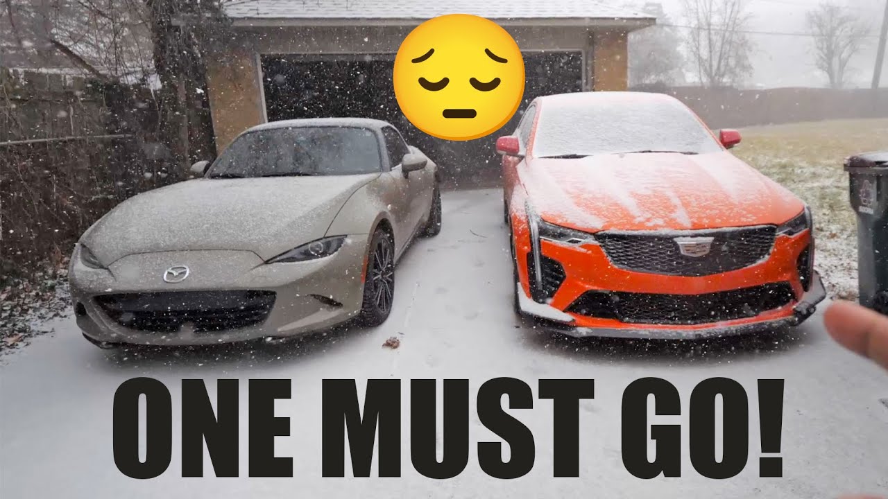 От одной машины нужно избавиться😔 От какой именно, от Miata ND3 или от CT4 V Blackwing?🤔