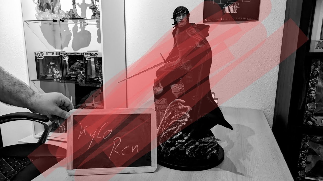 Sideshow Collectibles - Kylo Ren - 1/4 Premium Format Statue - unboxing