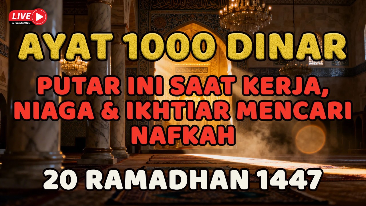 Ayat 1000 Dinar untuk Usaha Sepi Jadi Ramai