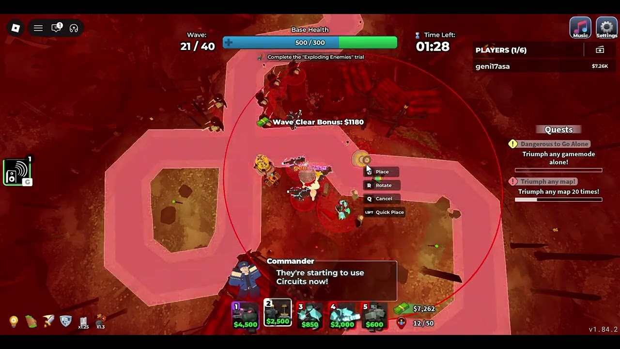 SOLO Exploding Enemies Challenge Trial TRIUMPH [Tower Defense Simulator | TDS]