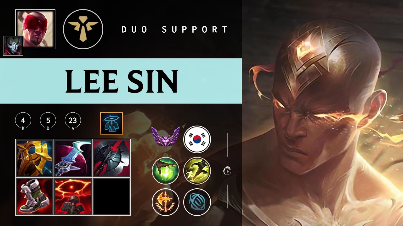Lee Sin Support vs Leona - KR Master Patch 26.05