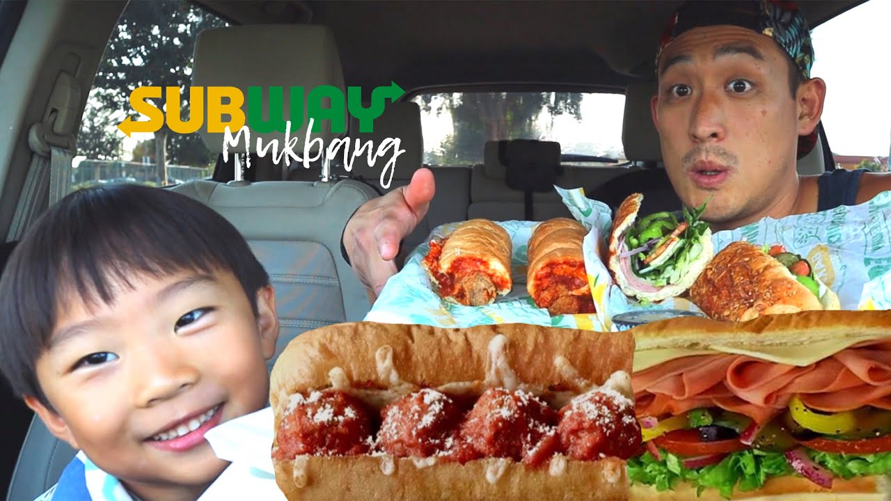 Subway Car Mukbang~!