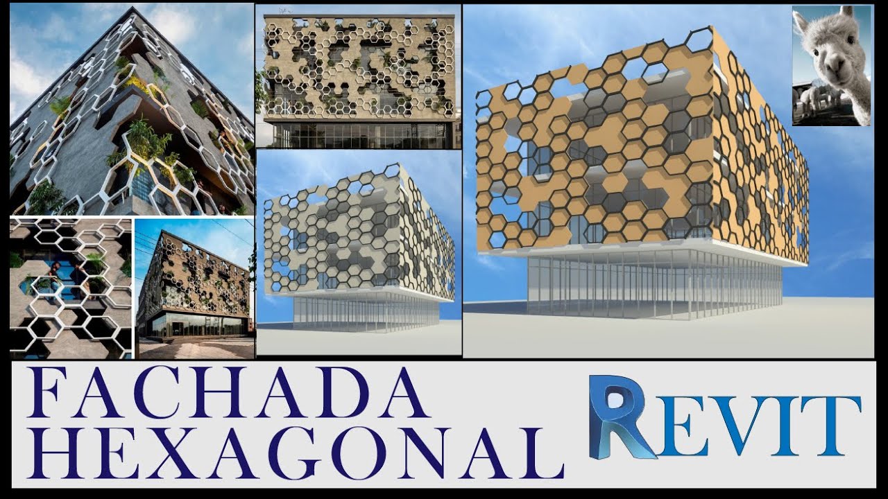 ✅PANEL  HEXAGONAL PERFECTO PARA FACHADA EN REVIT