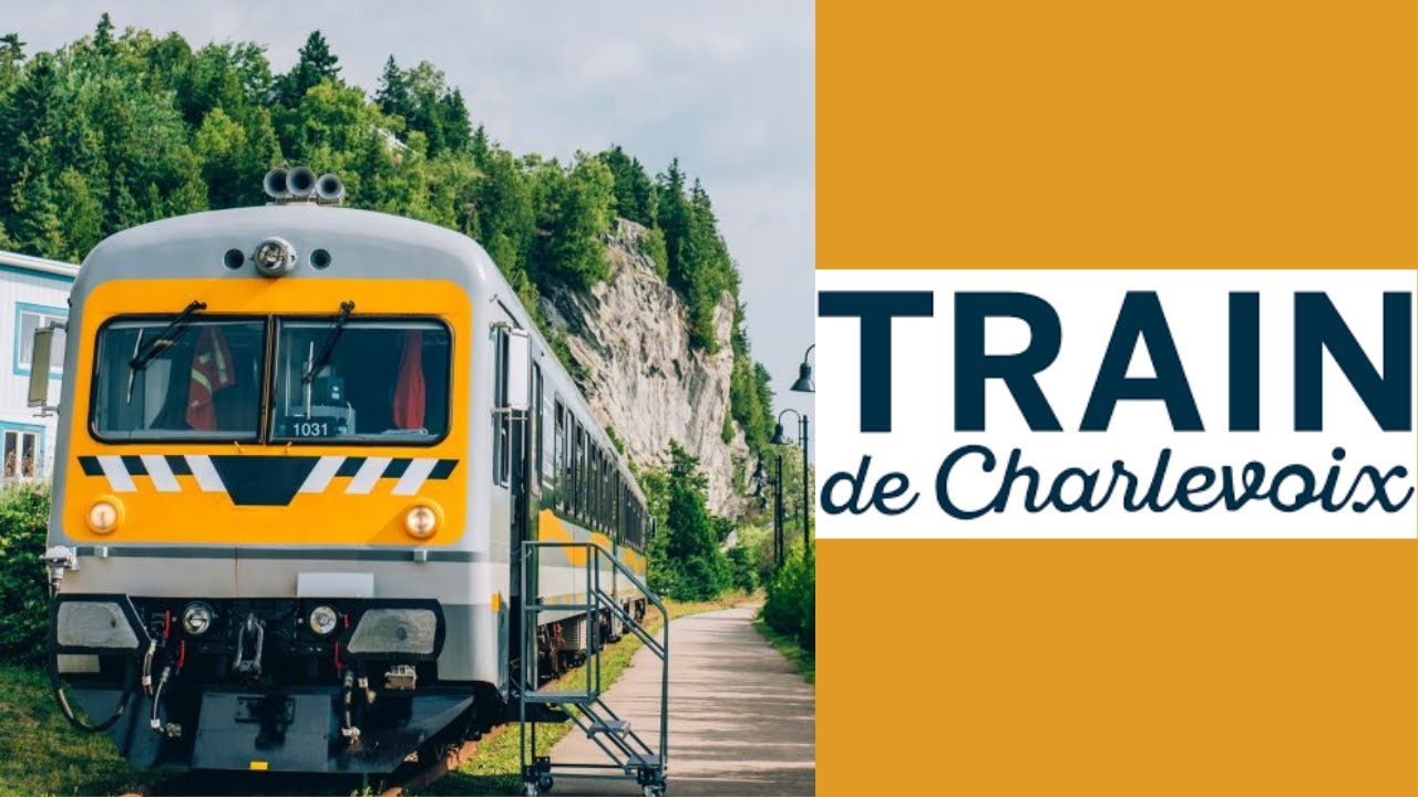 Le train de Charlevoix: Baie-Saint-Paul vers La Malbaie, Québec ,Canada 2022 |Train of Charlevoix