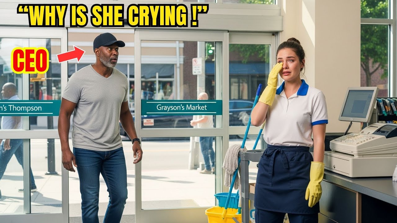 Undercover Black CEO Walks Into His Store, Finds the Janitor Crying — And the Truth Is Worse