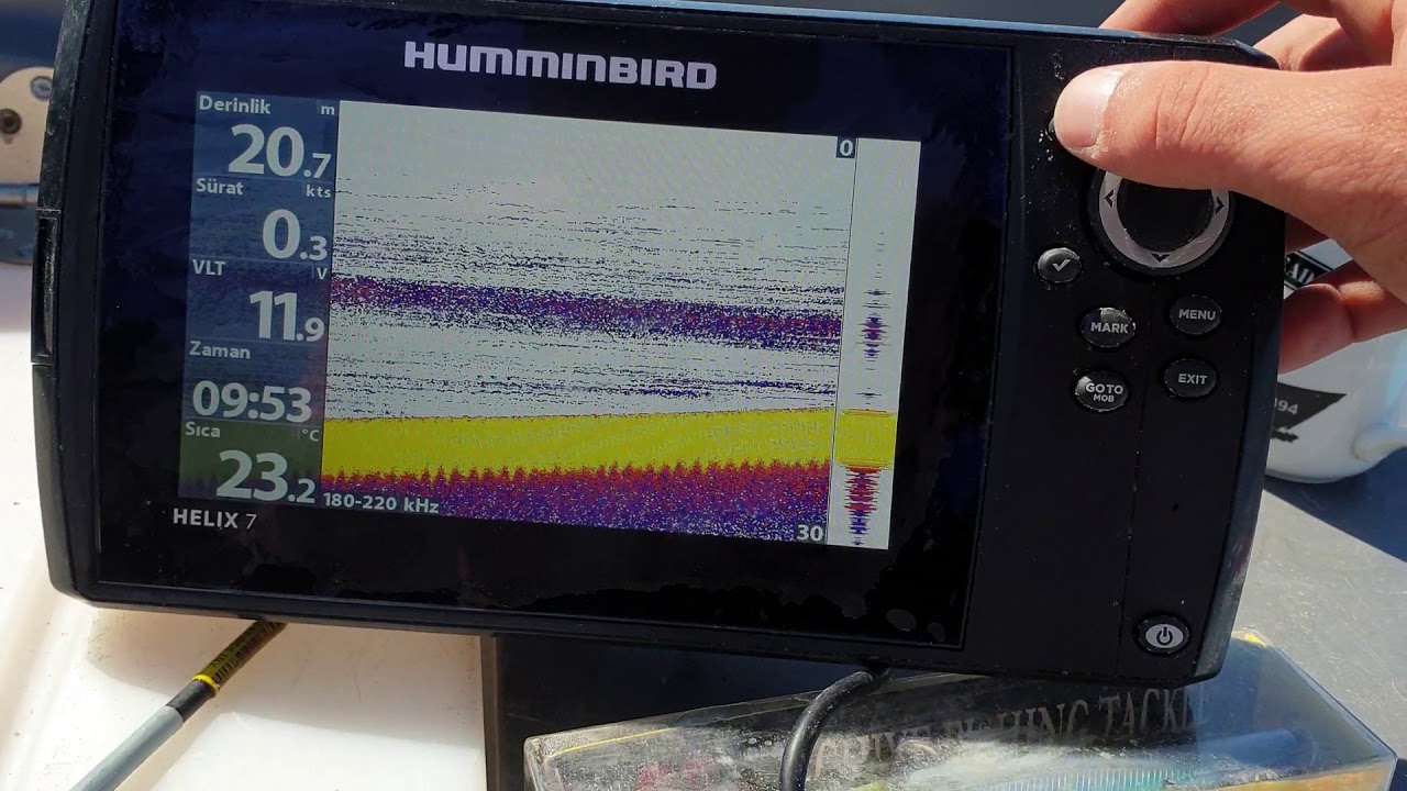 Humminbird helix7 chirp ds g3n kullanım detaylı anlatım