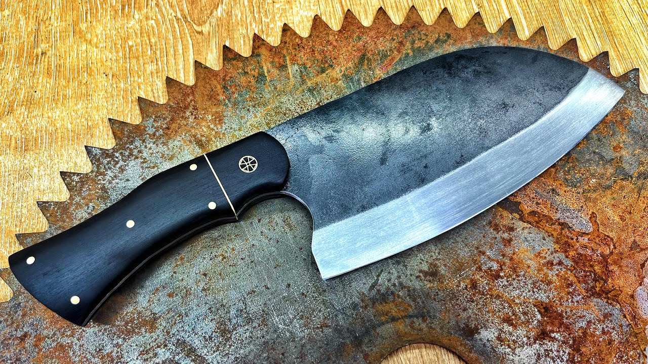 Making a Serbian Knife From a Saw Blade