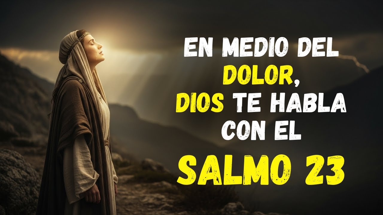 ¿Sientes que estás SOLO en la TORMENTA El SALMO 23 te da PAZ y FORTALEZA