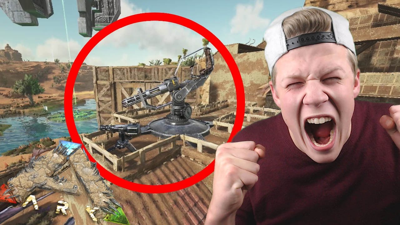BASE VERDEDIGEN DOOR TURRETS!! - ARK Scorched Earth #41