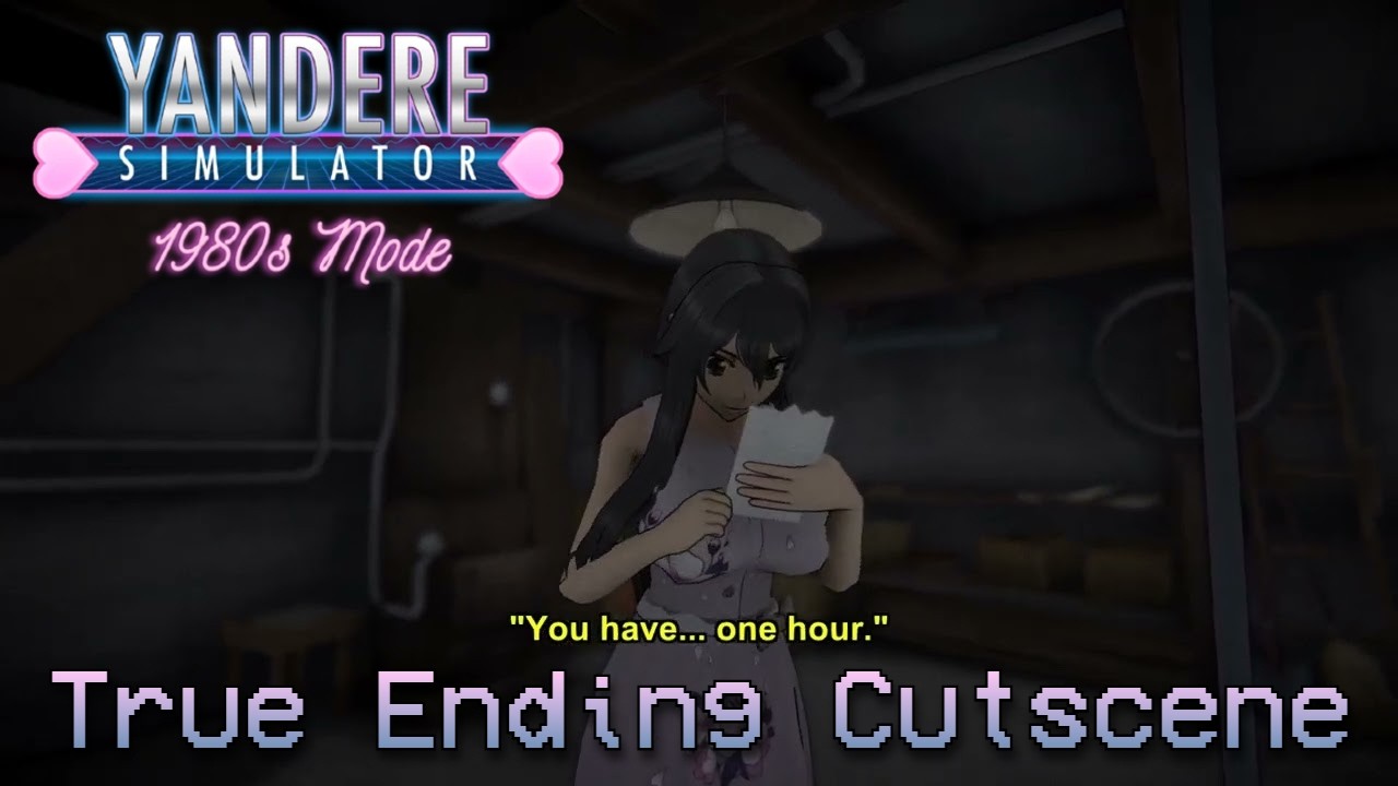 Новая катсцена с истинной концовкой Ryoba | Yandere Simulator