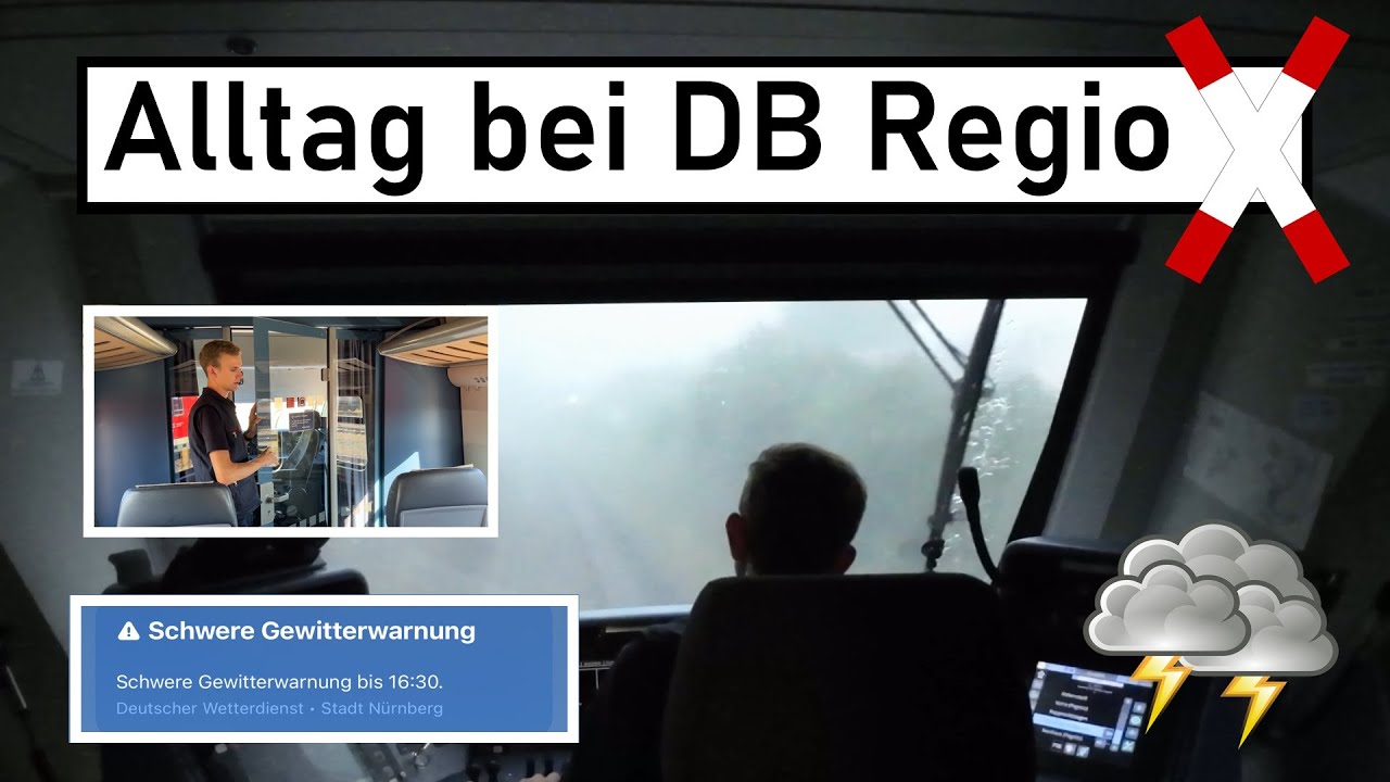 Sonstiger Alltag bei DB Regio | Unwetter, Rangierarbeiten und Anschlusszüge
