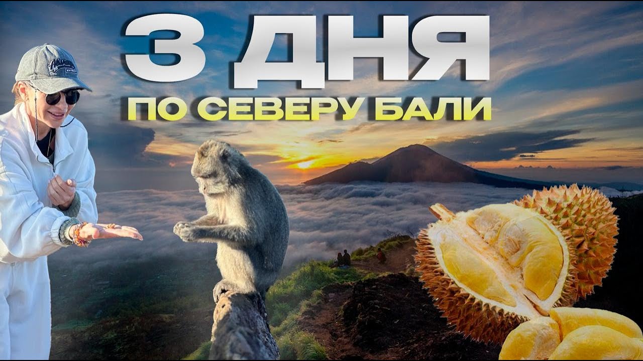 Настоящий Бали за 3 дня|Вулкан Батур, Водопад Секумпул 70м, Дельфины в Ловине, главный храм Бесаких